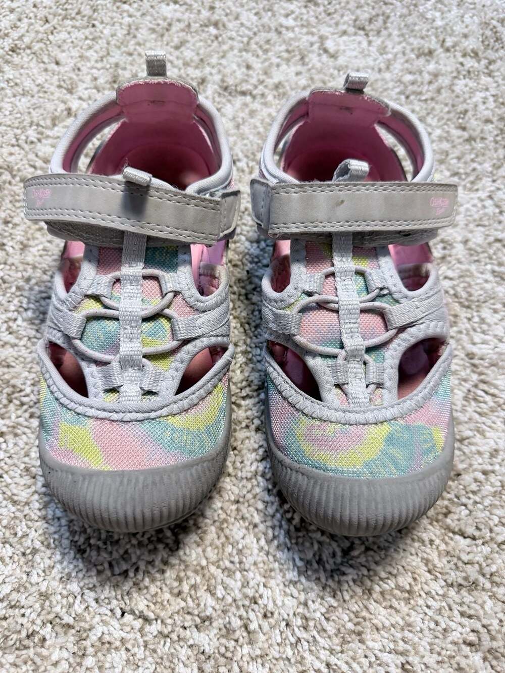 OshKosh B'gosh Sandals Multi-color Tie Dye Size 12
